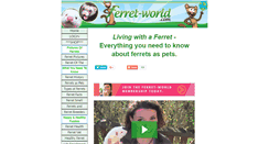 Desktop Screenshot of ferret-world.com